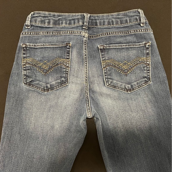 Lee Perfect Fit Straight Leg Jeans Low Rise Size 29 Y2K Denim Women - Picture 10 of 12